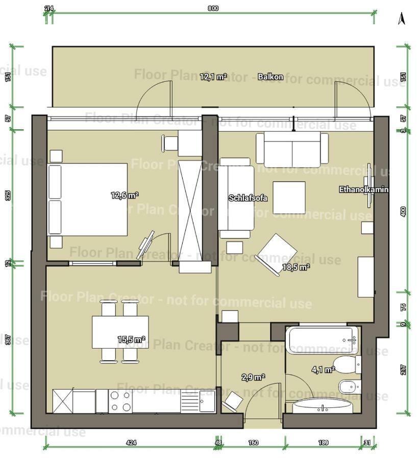 Luxussuite 1a Meerblick, Maritim Residenz, 22er Stock, Modernes Styling, Am * Lubeck
